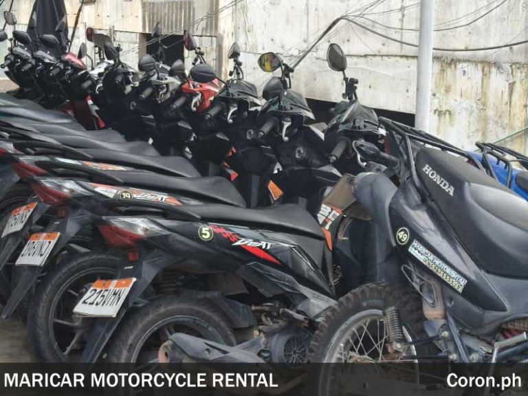 maricar motorcycle rental coron