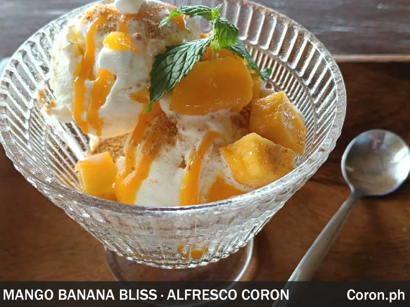 Best Desserts in Coron Mango Banana Bliss