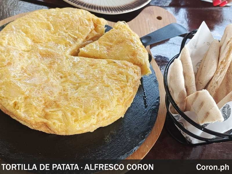 European Food in Coron Tortilla de Patata